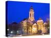 Baseltor City Gate and St. Ursen Cathedral, Solothurn, Switzerland, Europe-Christian Kober-Stretched Canvas