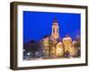 Baseltor City Gate and St. Ursen Cathedral, Solothurn, Switzerland, Europe-Christian Kober-Framed Photographic Print
