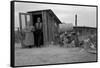 Basement Home-Dorothea Lange-Framed Stretched Canvas