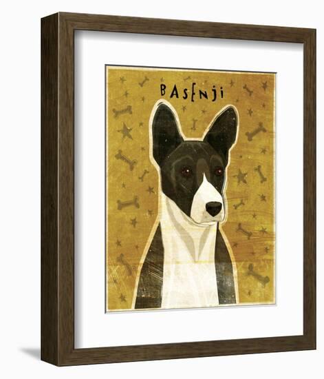 Basenji (Black)-John Golden-Framed Giclee Print