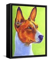 Basenji Burnt Orange-Dawgart-Framed Stretched Canvas