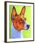 Basenji Burnt Orange-Dawgart-Framed Giclee Print