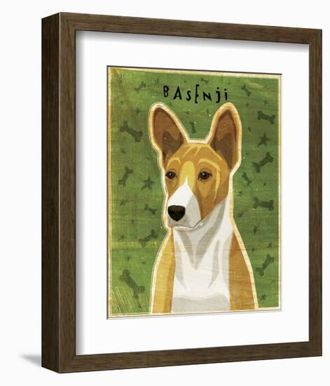 Basenji (Red)-John Golden-Framed Giclee Print