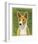 Basenji (Red)-John Golden-Framed Giclee Print