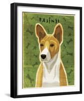 Basenji (Red)-John Golden-Framed Giclee Print