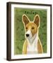 Basenji (Red)-John Golden-Framed Giclee Print