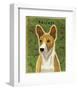 Basenji (Red)-John W^ Golden-Framed Art Print