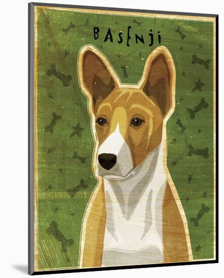 Basenji (Red)-John W^ Golden-Mounted Art Print