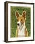 Basenji - Red-John W Golden-Framed Giclee Print