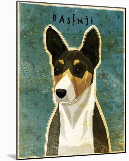 Basenji (Tri-Color)-John Golden-Mounted Giclee Print