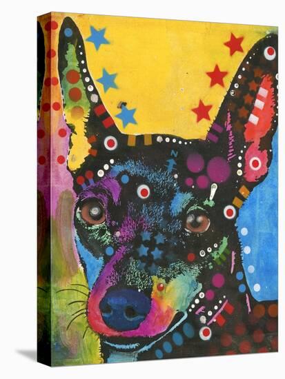 Basenji-Dean Russo-Stretched Canvas