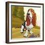 Bashful Basset-Kim Curinga-Framed Art Print