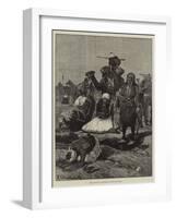 Bashi-Bazouks on the March, a Halt for Prayer-Richard Caton Woodville II-Framed Giclee Print