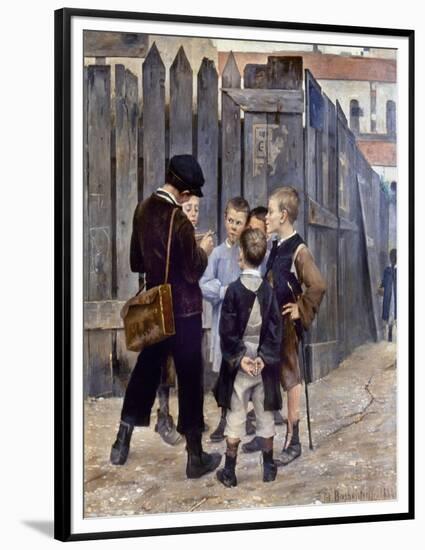 Bashkirtsev: Meeting, 1884-Maria Konstantinova Bashkirtseva-Framed Premium Giclee Print