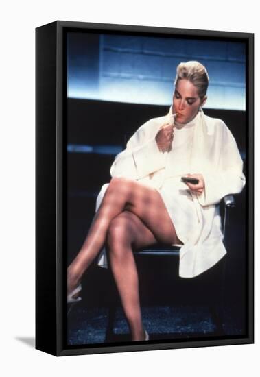 Basic Instinct, Sharon Stone, Directed by Paul Verhoeven, 1992-null-Framed Stretched Canvas