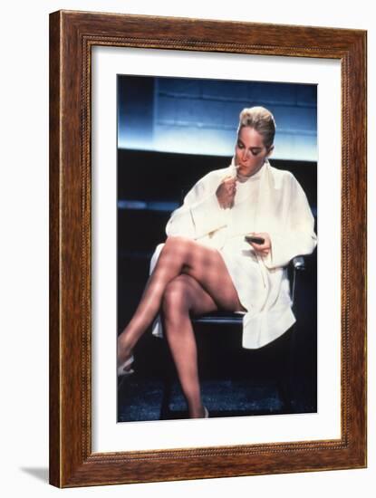 Basic Instinct, Sharon Stone, Directed by Paul Verhoeven, 1992-null-Framed Photo