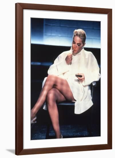 Basic Instinct, Sharon Stone, Directed by Paul Verhoeven, 1992-null-Framed Photo