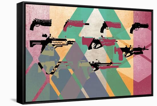 Basic Weapons 2-null-Framed Stretched Canvas