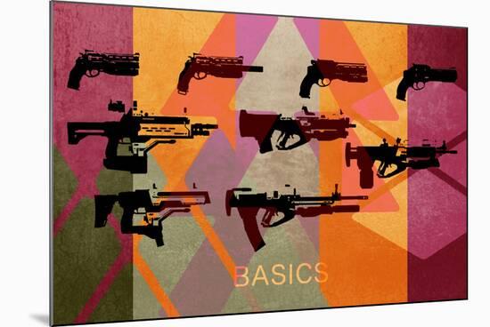 Basic Weapons-null-Mounted Poster