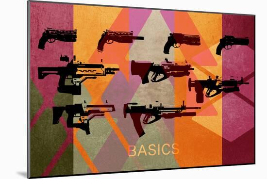 Basic Weapons-null-Mounted Poster
