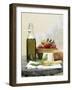 Basil, Cheese, Tomatoes and Olive Oil-null-Framed Photographic Print