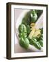 Basil, Garlic and Pine Nuts (Ingredients for Pesto)-null-Framed Photographic Print