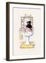 Basil in the Bathroom II-Harry Caunce-Framed Art Print