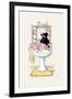 Basil in the Bathroom II-Harry Caunce-Framed Art Print