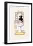 Basil in the Bathroom II-Harry Caunce-Framed Art Print