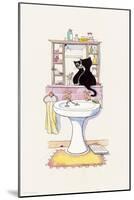 Basil in the Bathroom II-Harry Caunce-Mounted Art Print