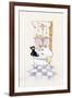 Basil in the Bathroom IV-Harry Caunce-Framed Art Print