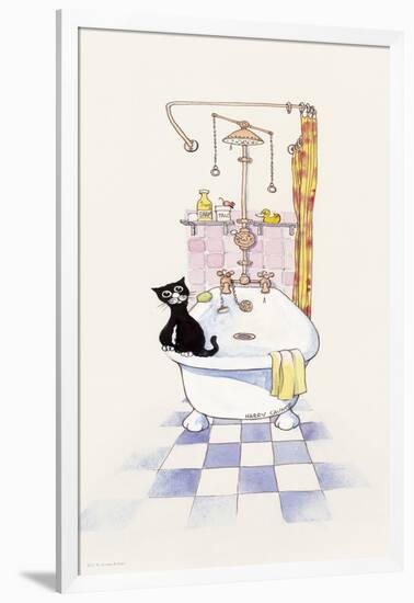 Basil in the Bathroom IV-Harry Caunce-Framed Premium Giclee Print