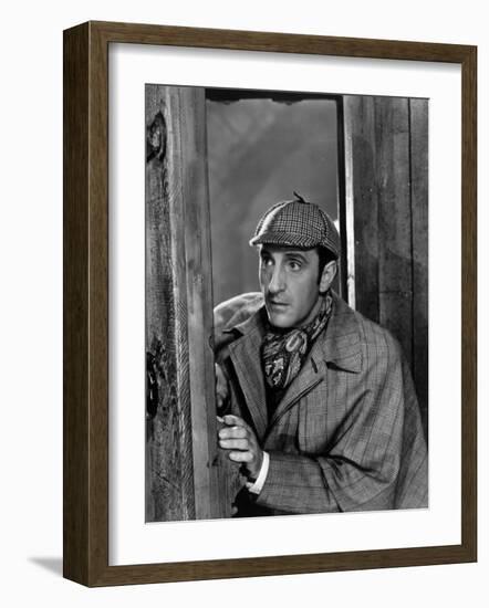 Basil Rathbone: The Adventures of Sherlock Holmes, 1939-null-Framed Photographic Print