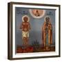 Basil the Blessed and Saint Mary of Egypt, 1901-Osip Semionovich Chirikov-Framed Giclee Print