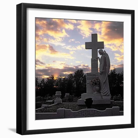 Basildon Cemetery-null-Framed Photographic Print