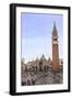 Basilica and Campanile, Piazza San Marco, elevated view from Museo Correr, Venice, UNESCO World Her-Eleanor Scriven-Framed Photographic Print