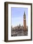 Basilica and Campanile, Piazza San Marco, elevated view from Museo Correr, Venice, UNESCO World Her-Eleanor Scriven-Framed Photographic Print