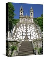 Basilica and Famous Staircases of Bom Jesus, Completed in 1837, Braga, Minho Region of Portugal-Maxwell Duncan-Stretched Canvas