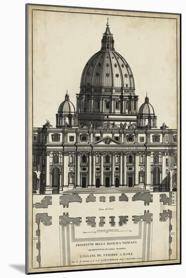 Basilica at the Vatican-G. de Rossi-Mounted Art Print