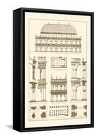 Basilica at Vicenza and Library of St. Marks at Venice-J. Buhlmann-Framed Stretched Canvas