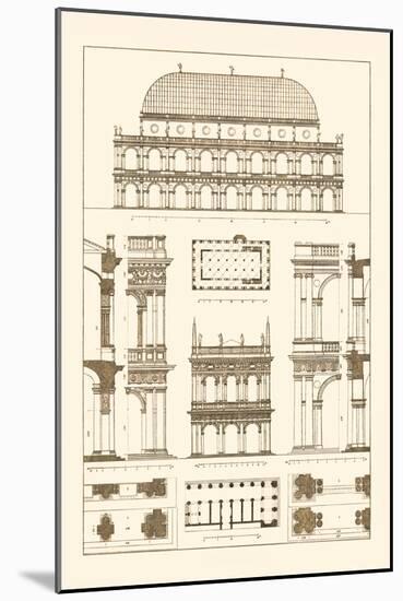 Basilica at Vicenza and Library of St. Marks at Venice-J. Buhlmann-Mounted Art Print