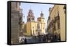 Basilica Collegiata de Nuestra Signora, Guanajuato, UNESCO World Heritage Site, Mexico, North Ameri-Peter Groenendijk-Framed Stretched Canvas