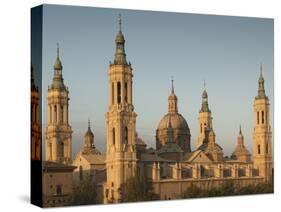 Basilica De Nuestra Senora De Pilar, Zaragoza, Spain-Walter Bibikow-Stretched Canvas