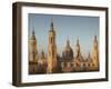 Basilica De Nuestra Senora De Pilar, Zaragoza, Spain-Walter Bibikow-Framed Premium Photographic Print