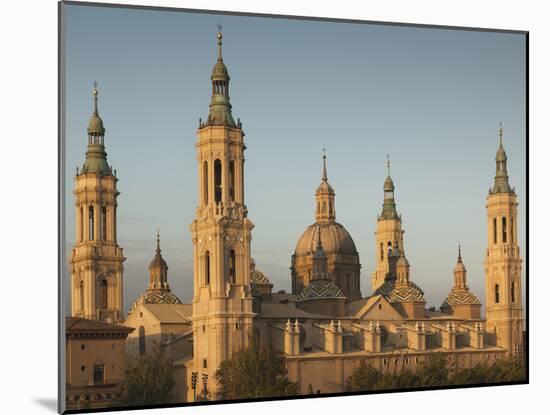 Basilica De Nuestra Senora De Pilar, Zaragoza, Spain-Walter Bibikow-Mounted Premium Photographic Print