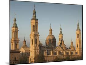 Basilica De Nuestra Senora De Pilar, Zaragoza, Spain-Walter Bibikow-Mounted Premium Photographic Print