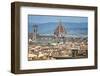 Basilica Dei Santa Maria del Fiore, Florence, Italy Overview-Sheila Haddad-Framed Photographic Print