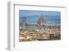 Basilica Dei Santa Maria del Fiore, Florence, Italy Overview-Sheila Haddad-Framed Photographic Print