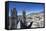 Basilica del Voto Nacional (Basilica of the National Vow), and city view, Quito, Ecuador-Peter Groenendijk-Framed Stretched Canvas