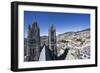 Basilica del Voto Nacional (Basilica of the National Vow), and city view, Quito, Ecuador-Peter Groenendijk-Framed Photographic Print